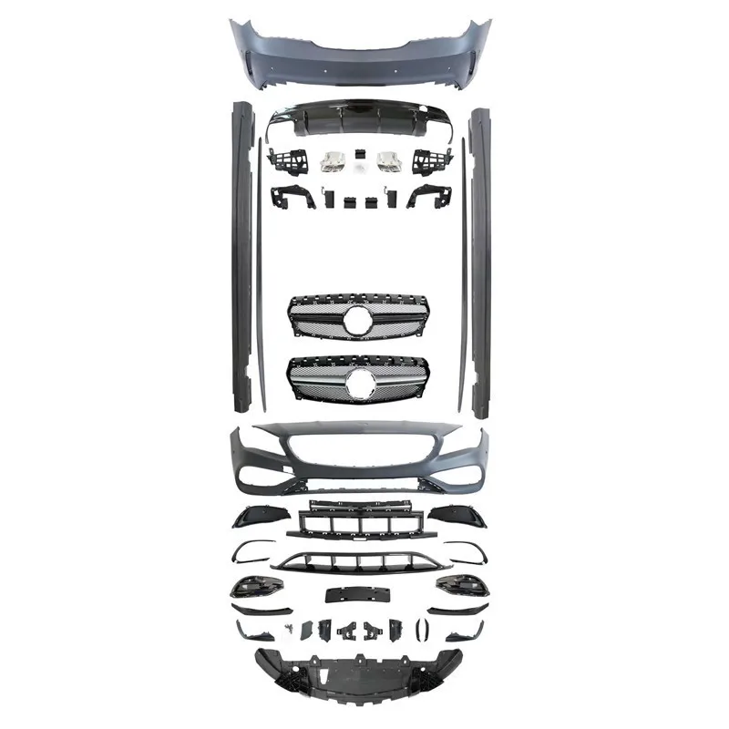 

Suitable for CLA45 surround Mercedes-Benz CLA-Class W117 modified AMG surround bumper tail lip throat 2013-19