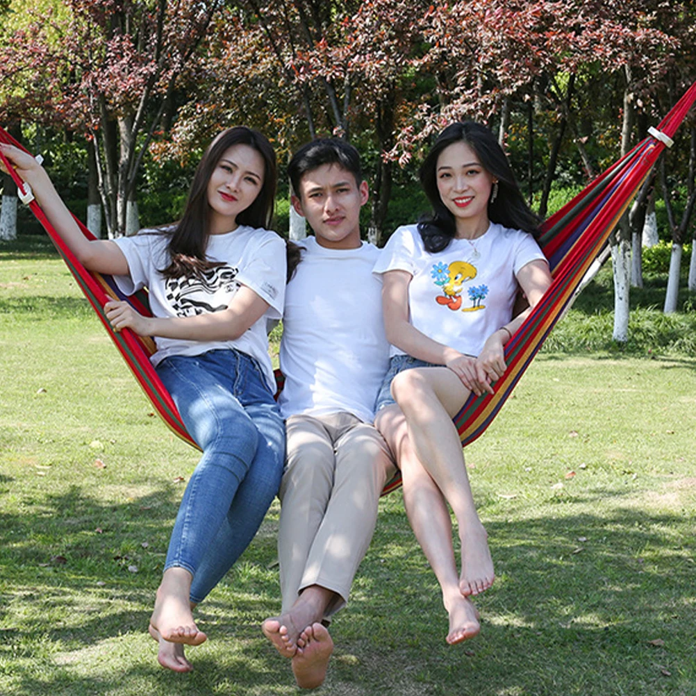 

1pc Outdoor Swing Hanging Chair Outdoor Hammock Lightweight Firm Hanging Camping Hammock Chair Comfortable