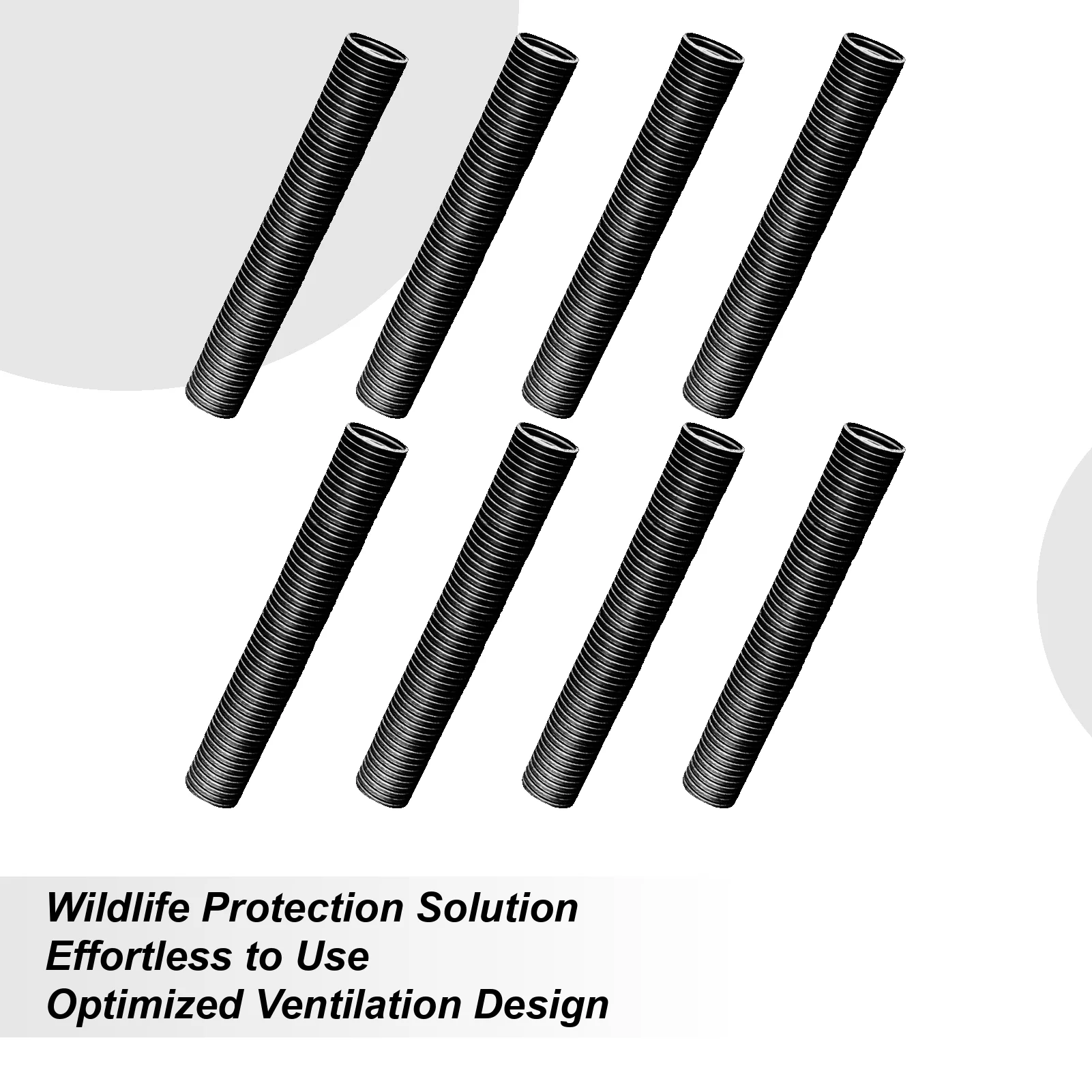 

Защитная пленка для ствола дерева, 8-компонентные зимние чехлы для растений, обертывания для защиты коры оленя для саженца, зимние животные, патио