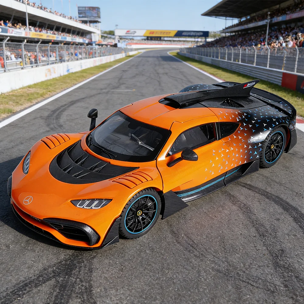 

AMG ONE 1:18 Scale Model Car for adluts, Diecast Alloy Toy cars with Open Doors & Trunk, Valentine's Gift for men and boys