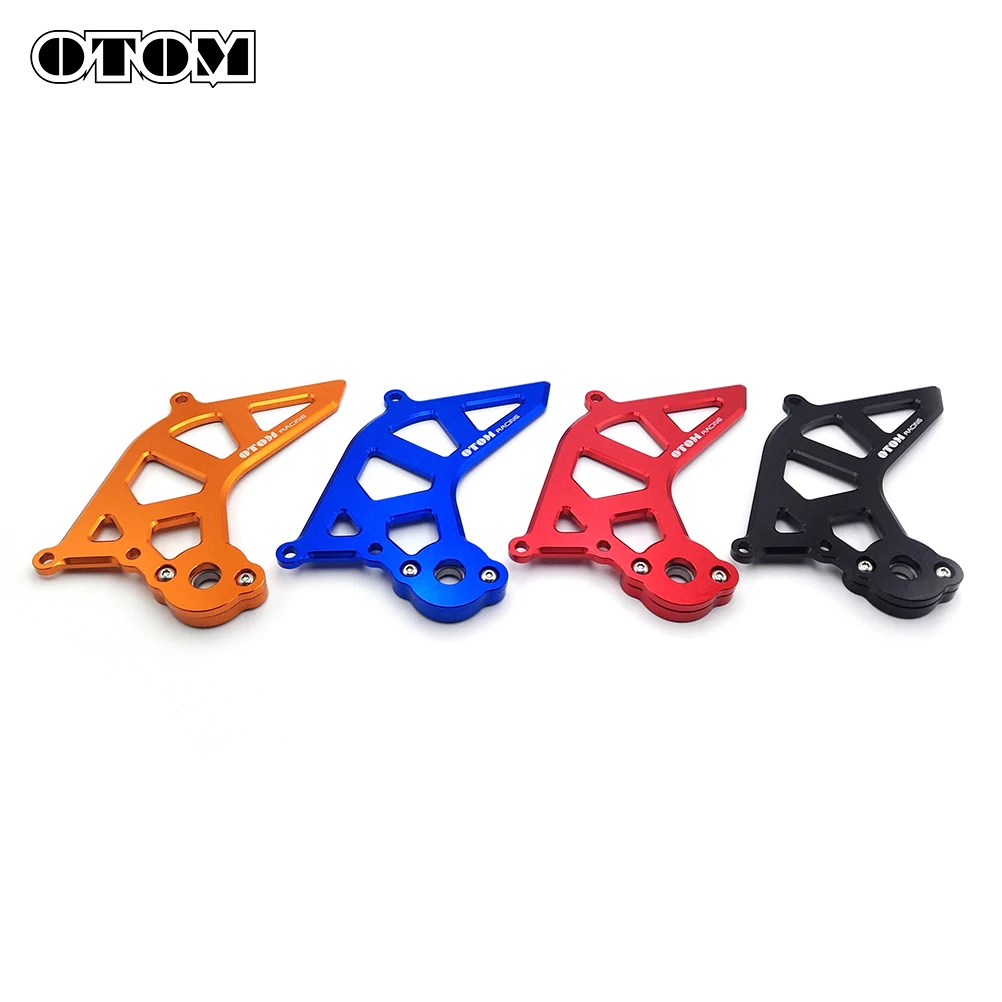 OTOM New CNC Front Drive Sprocket Cover Protector Guards Aluminum Alloy For DT230 MT250 TSE250R Pit Dirt Bikes Accessories Parts