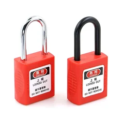 Engineering Plastics Safety Padlock Lockout Tagout Locks 38mm nylon/steel Padlock With Loto manufactures Supplies