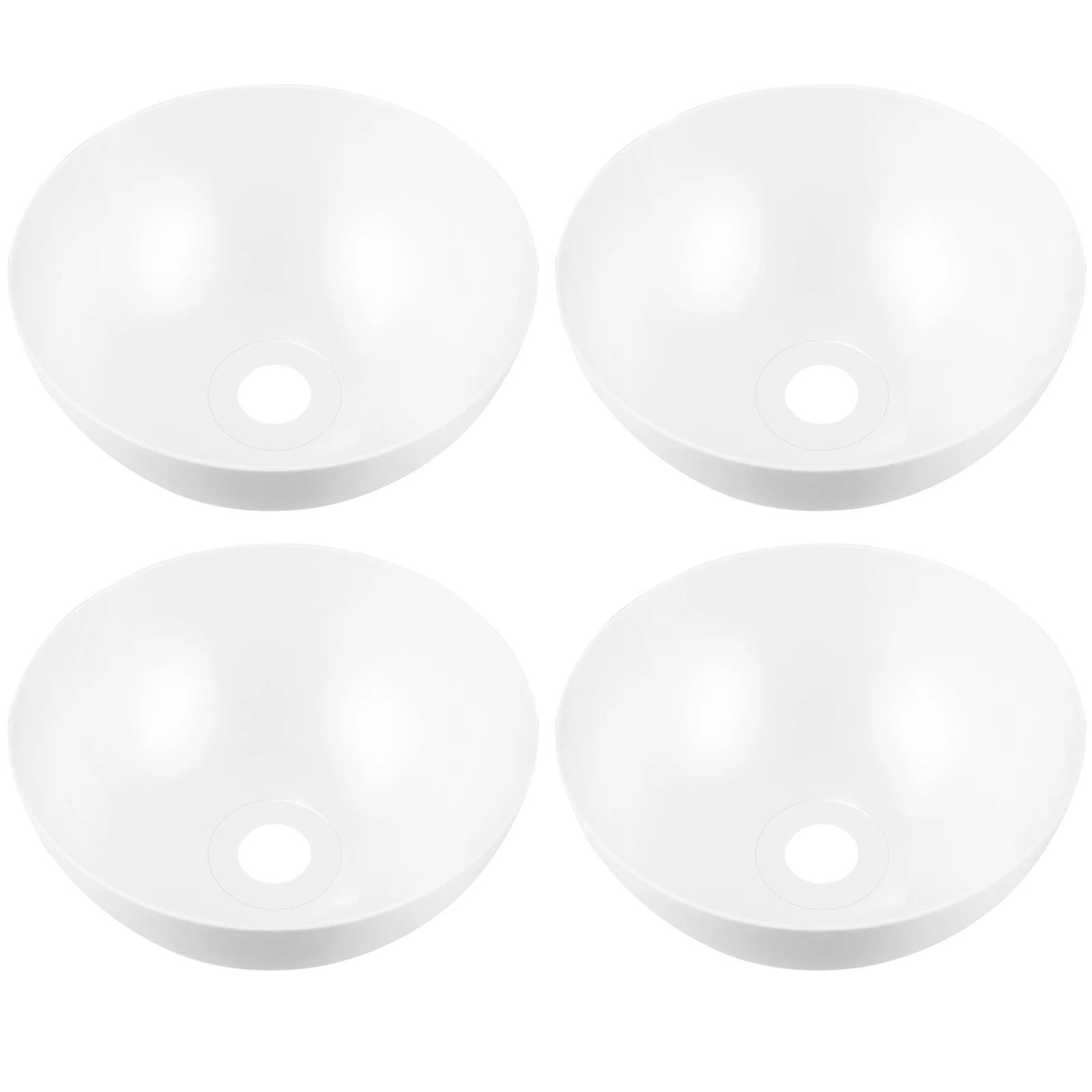 

4 Pcs Small Mushroom Lampshade 250x120mm Plastic Floor Lamp Cover Replacement Shaped Light Shades Reusable Protect Desklamps