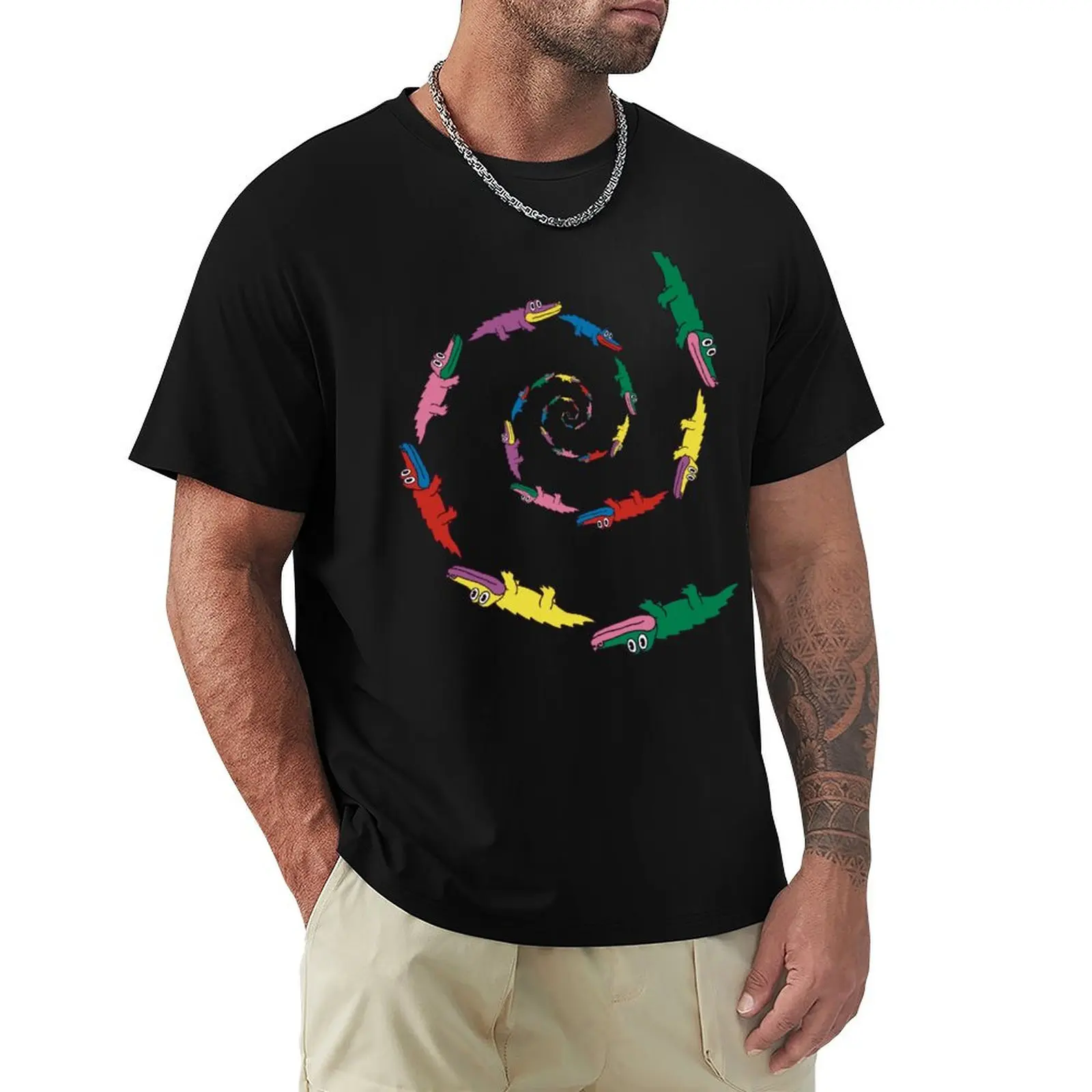 

King Gizzard Spiral Gators T-Shirt anime tshirt shirts graphic tees clothing for men