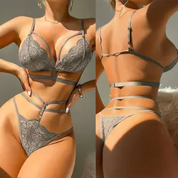 Sexy Bras Transparent Underwear Sexy Lingerie Lace Bra Set Hot Erotic Lingerie Set Push Up Bra With Panty Briefs Sets Panty Set