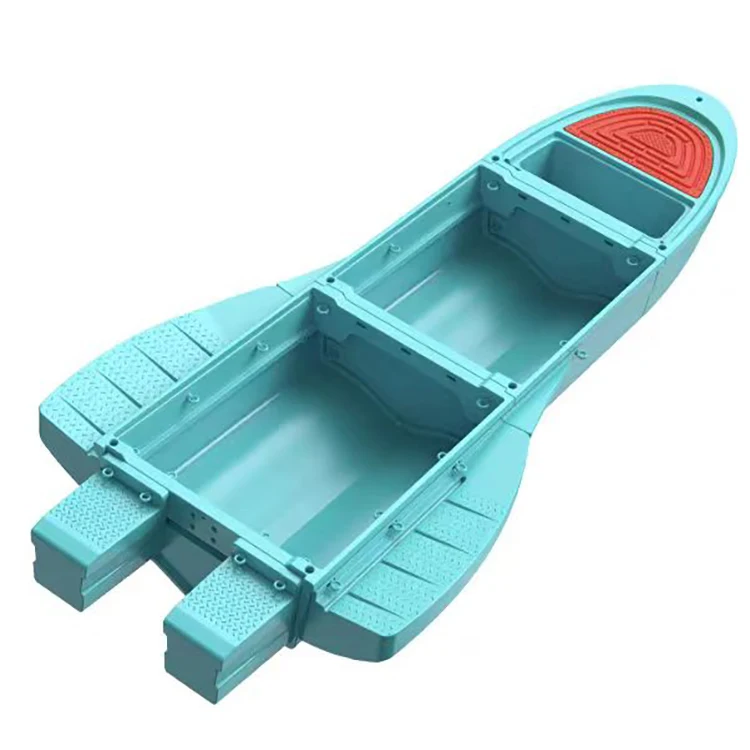 High-Density PE Engineering Eco-Friendly Materials Tool  Portable Small Fishing Boat  for Outdoor Adventures