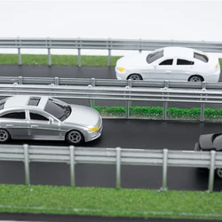 3Pcs/lot Miniature Highway Fence Guardrail Model Toys HO N 1:87 Railling Accessory For Railway Train Scene Layout Diorama Kits