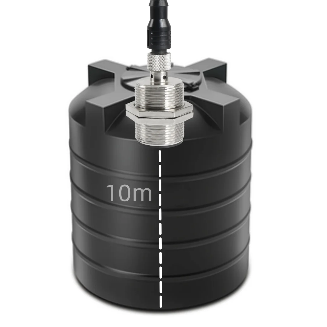 Low Power Compact Radar Cement Water Solid Liquid Level Transmitter Instrumentation Sensor