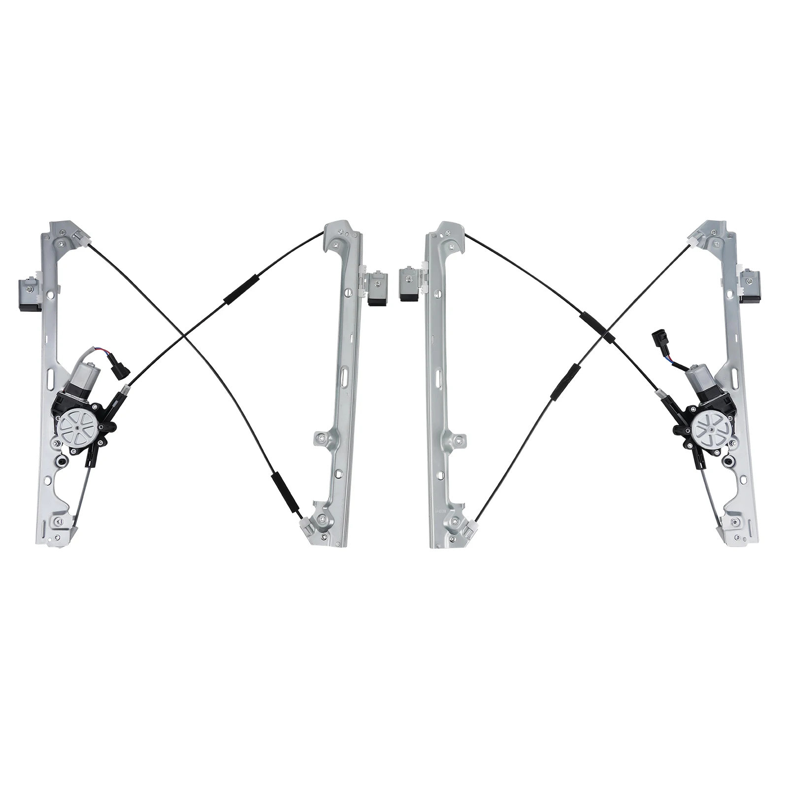 

Power Window Regulator Pair for GMC Yukon Denali 01-06 Front Left Right w/Motor