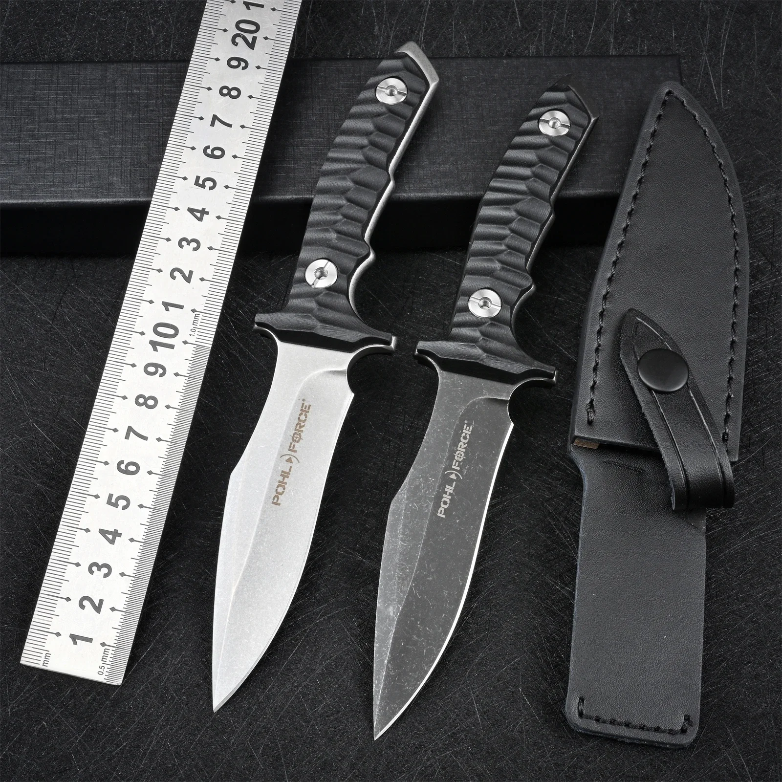 

EDC Outdoor Camping Survival Hunting knife D2 Steel Fixed Blade Knives with Sheath Military Tactical Knife For Men