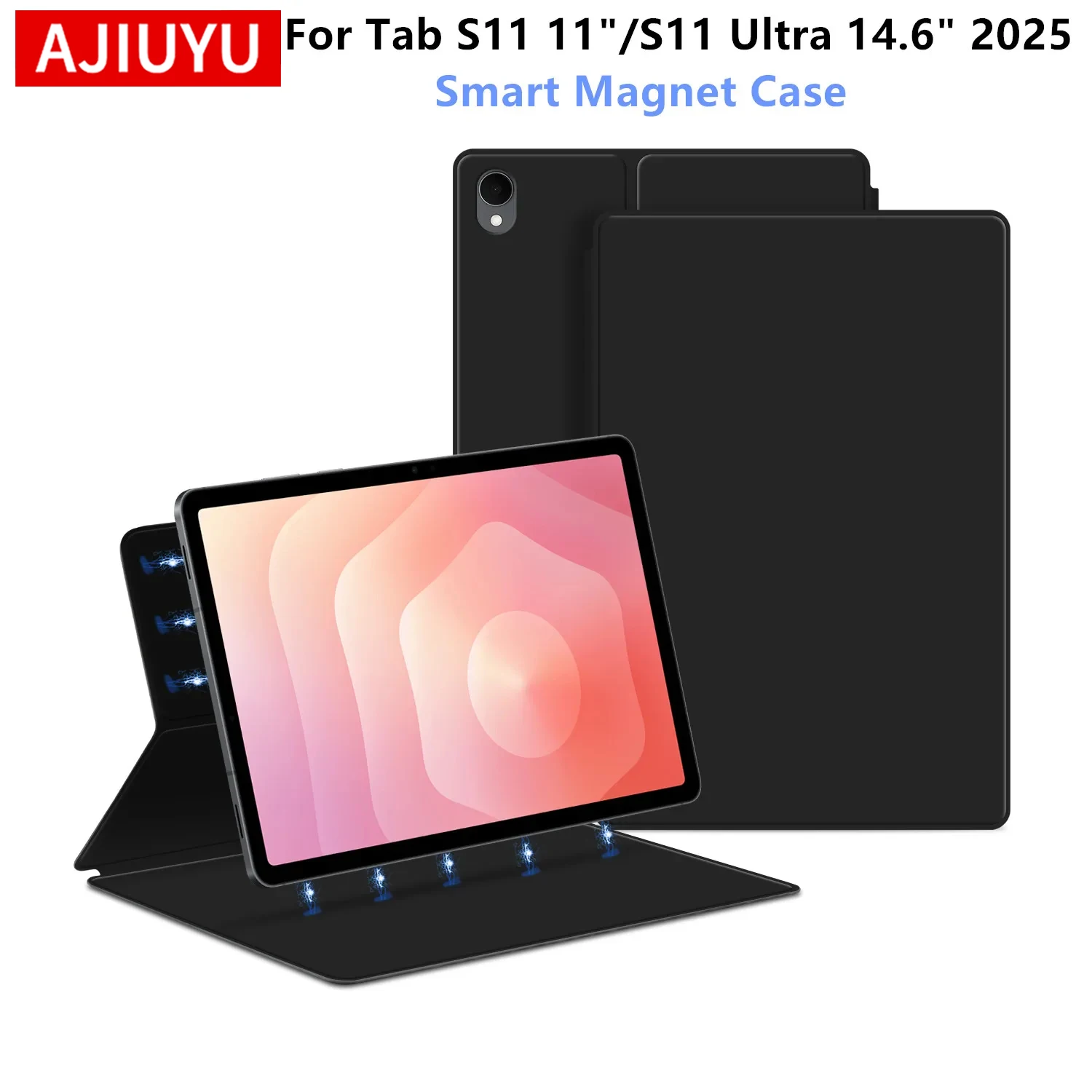 

Для Samsung Galaxy Tab S11 2025 11-дюймовый SM-X730 X736 B Магнитный чехол для Tab S11 Ultra 14,6 дюйма S11 11 дюймов Tablet Smart Book Cover
