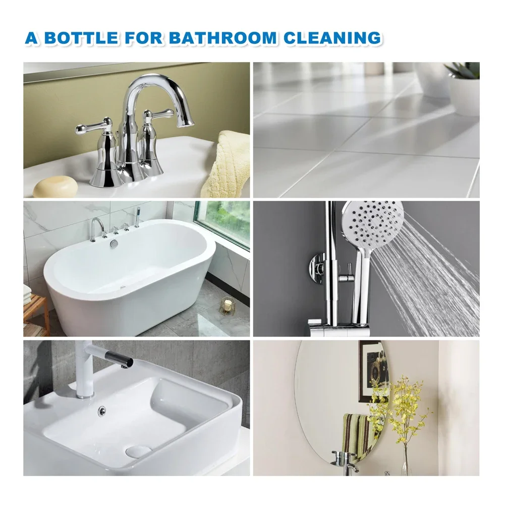 Bathroom Foam Cleaner Spray Powerful Descaling kitchen Foam Agent for Bathtub Toilet Shower Sink Glass Ceramic Sterilization
