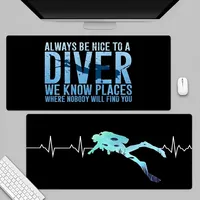 Dive Scuba Diving 80x30cm XL Lockedge Office Student Gaming Thickened Large Writing Pad Non-slip Cushion Mouse Pad for PC