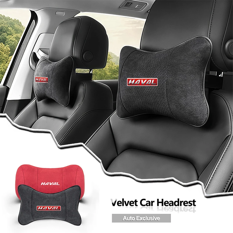 Suede Headrest Car …