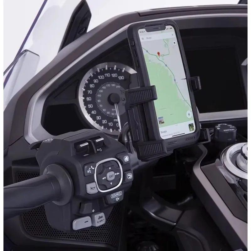 Electroplating Left Handle Bracket GL1800 Navigation Mobile Phone Holder