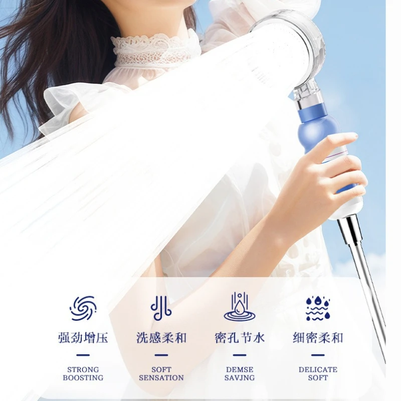 

Ароматизированная душевая лейка VC с фильтром для удаления хлора, высоким давлением, для ухода за кожей и ароматерапии