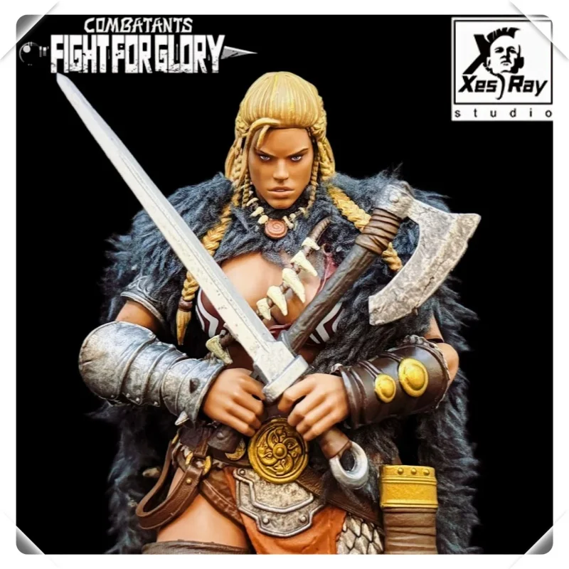 

In Stock 1/6 Scale Xesray Combatants Fight For Glory Gold Hildr Action Figure Collectible Doll Exclusive Poseable Toy Gift