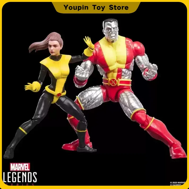 

6-Inch Marvel Legends Series Astonishing X-Men Kitty Pryde&Marvel'S Colossus Action Figure Set Collect Model Desk Decor Toy Gift