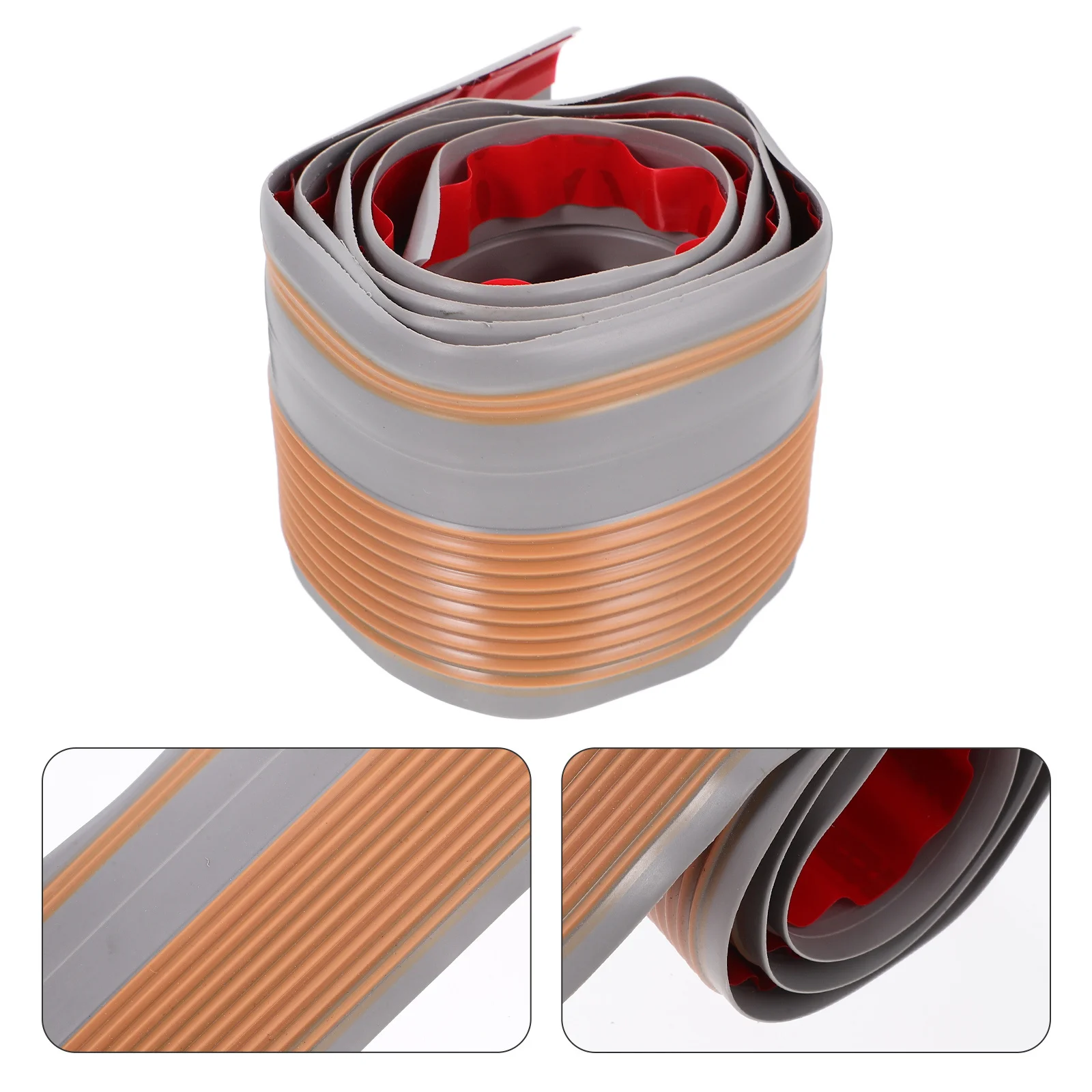 بولي كلوريد الفينيل المضادة للانزلاق درج الأنف صب مشرق اللون درج حافة حامي حماية الزاوية داخلي في الهواء الطلق مدرسة رياض الأطفال السلامة #1