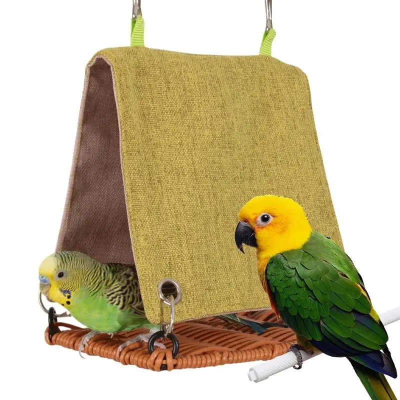 

Bird House Bird Hammock For Cage Bite Resistant Hideaway House Pet Supplies For Lovebirds Cockatiels Budgies Parakeet Home