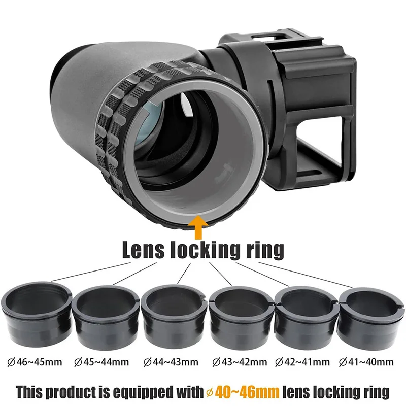Scope Side Camera Adapter Bracket - To Be Used With Sports Cameras 13/12/11/10/9  Outdoor Scenes Everything While Aiming Record