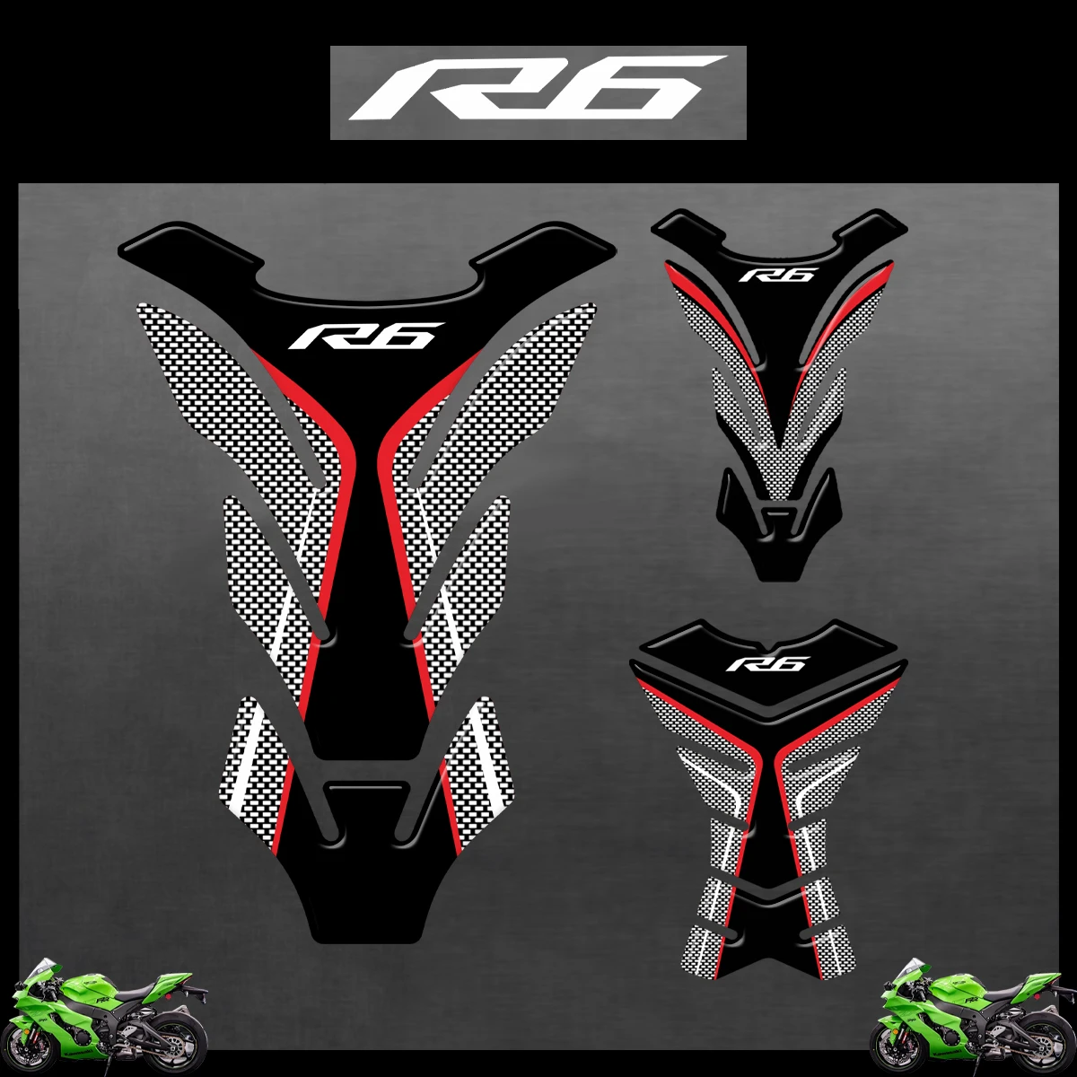 

Защитная накладка на бак мотоцикла из 3D смолы для Yamaha YZF-R6 R6 R6 R6S