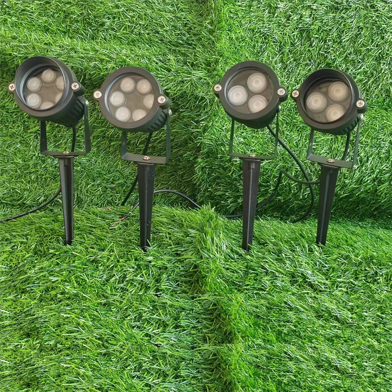 luzes conduzidas do jardim ao ar livre lampada impermeavel do gramado lampada do ponto da paisagem ip65 projectores do trajeto angulo 30 05m 220v 6w 12w ip65 01