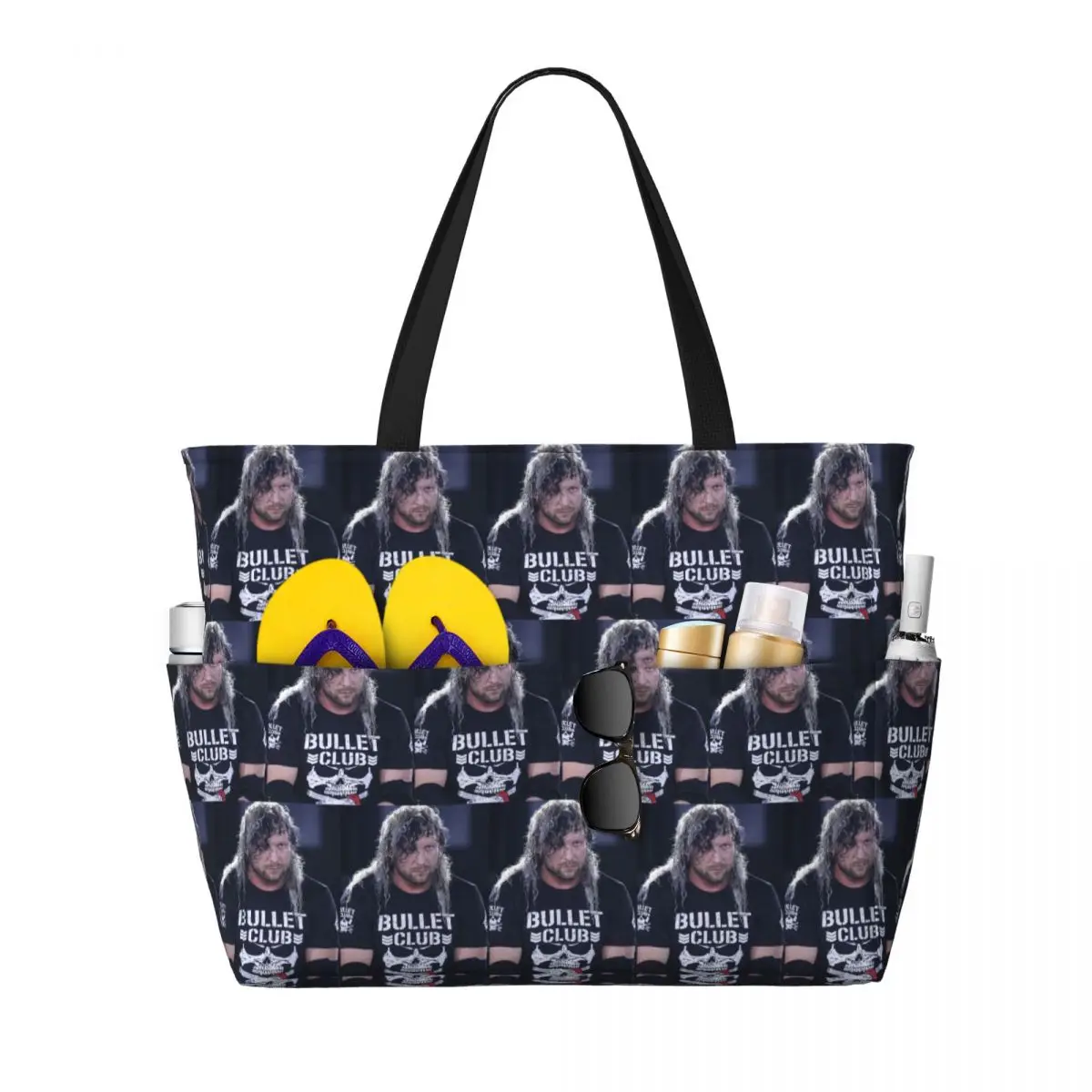 

Kenny Omega Kenny The Champ Beach Tote Bag Sport Gym Yoga Duffle Large Tote Bag Women Travel Bag Fitness bag