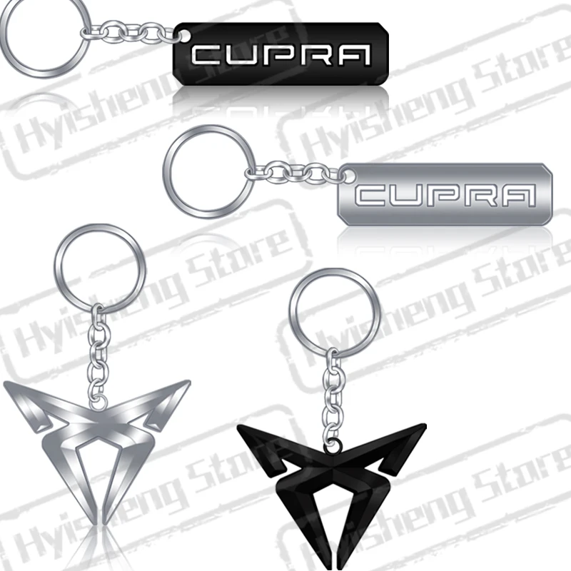 3D Metal Emblem Car Styling Keychain Key Rings For Leon Ibiza Altea Exeo Ateca Toledo Formentor Born e-Racer Accessories