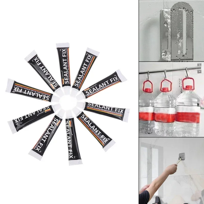 1/5/10Pcs 12g Glue Instant Strong Bond Marble Metal Glass Moistureproof Adhesive Tiles Fix Sealant Quick-drying Home Sealer