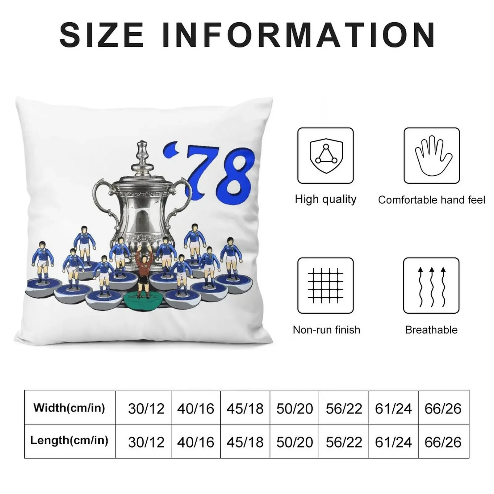 Ipswich Town '78 subbuteo team Throw Pillow christmas pillowcases ornamental pillows Cushions Home Decor pillow