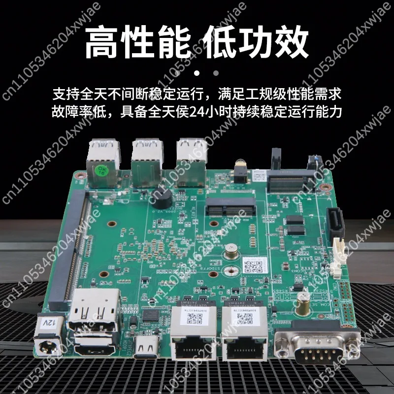 Intel N100 Quad-Core Mini ITX Motherboard with Dual Gigabit LAN and M.2, for Industrial Control Computer and Soft Routing