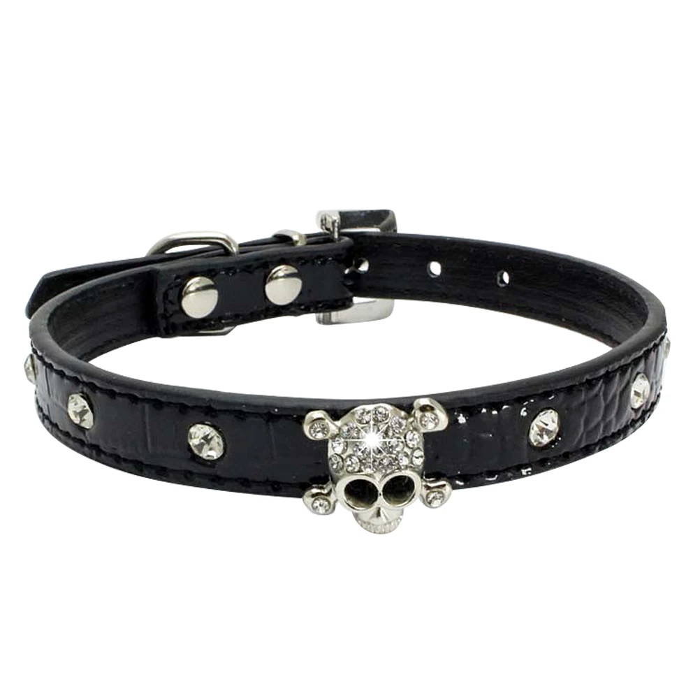 

Skull Dog Collar Puppy Costume Kitten Stylish Pet Halloween Accessories for Dogs