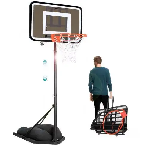 โครงบาสเก็ตบอลแบบพกพาคุณภาพสูง โครงบาสเคลื่อนที่สำหรับฝึกซ้อม