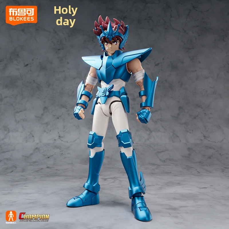 نموذج تجميعي لشخصية بروك سوبر سيلور سكاوت جولد موستانج، لعبة قابلة للتجميع، مكعبات بناء، شخصية أنمي من سلسلة برونز سانت #4