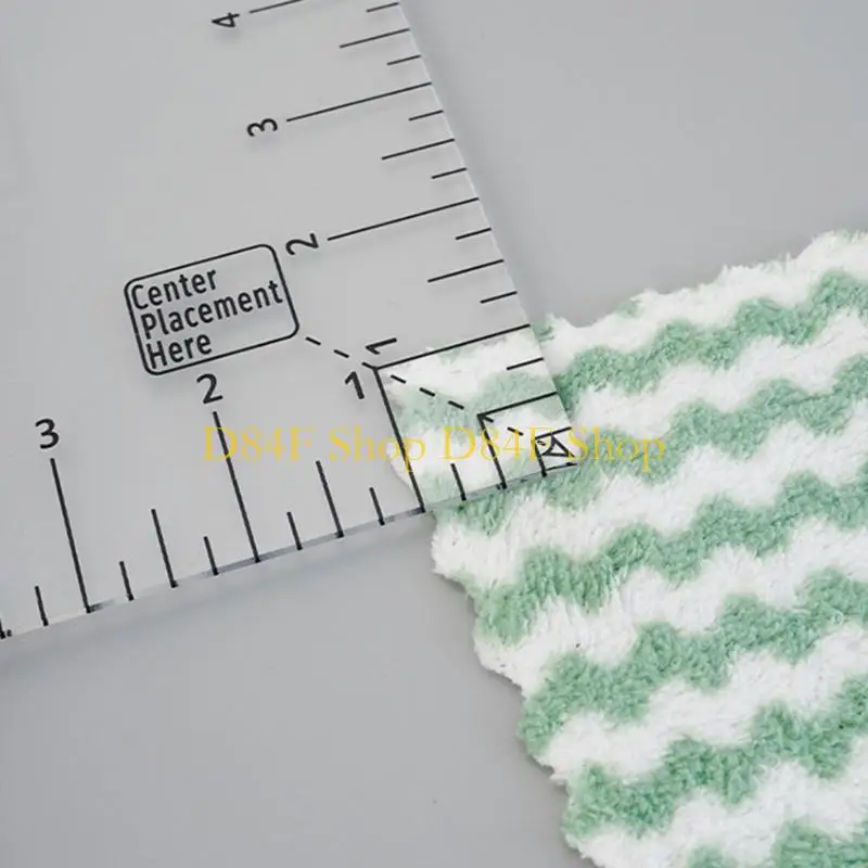 D84F Adult Size Unisex T Shirt Rulers Left Chest Placement Tool Placement for Press Printing Alignment Tool