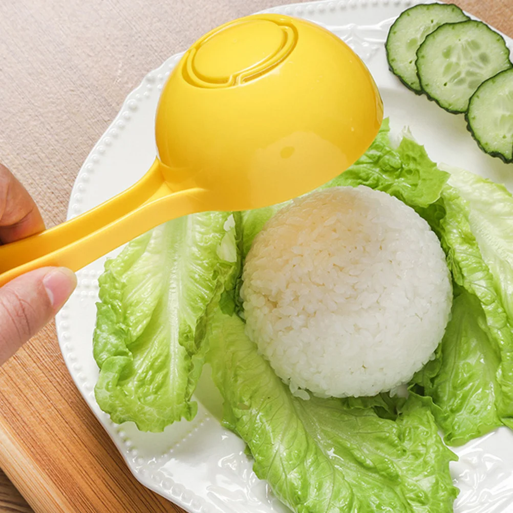 

3Pcs Rice Ball Mold Semicircular Non-Stick Reusable Bpa-Free PP Plastic Kitchen Gadget for Sushi Making and Bento Box Prep