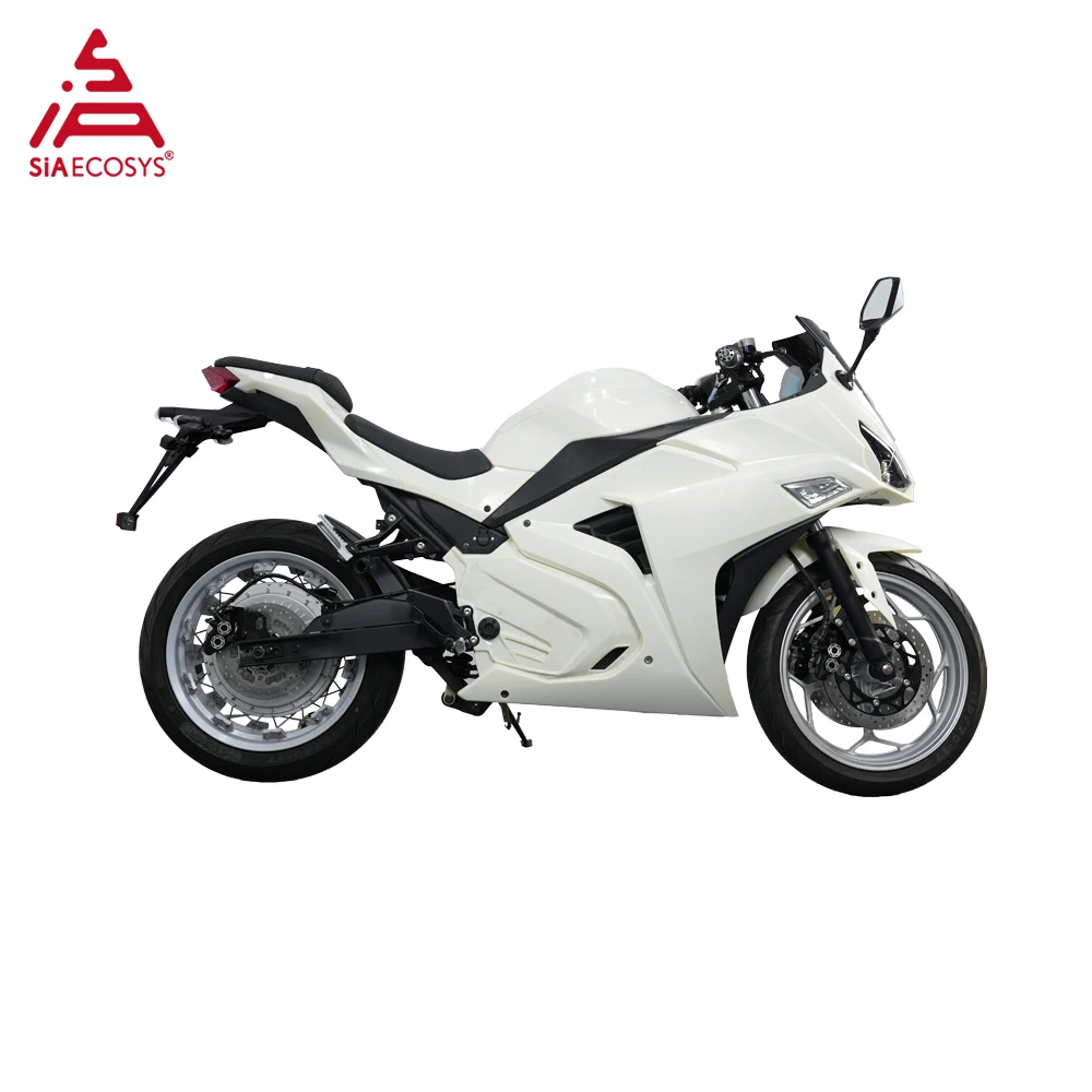 SiAECOSYS 8000W Rated 120KPH Max Ninja Electric Scooter High Range Motorcycle with Front and Rear Disc Brakes 72V 55Ah Battery