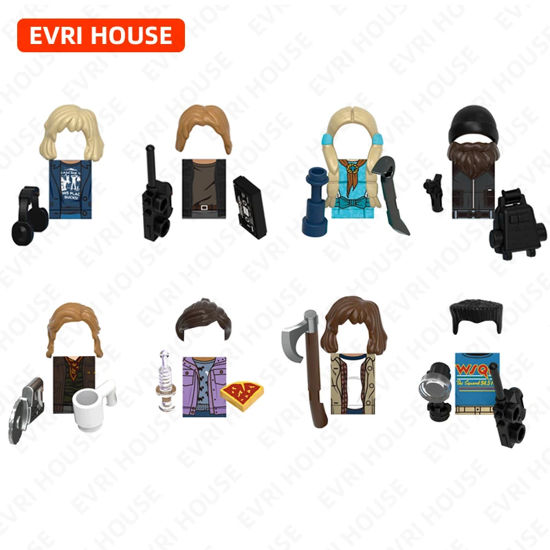 

Мини-фигурки персонажей из телешоу, конструктор, куклы из кирпичиков, игрушки для сборки для детей G0194