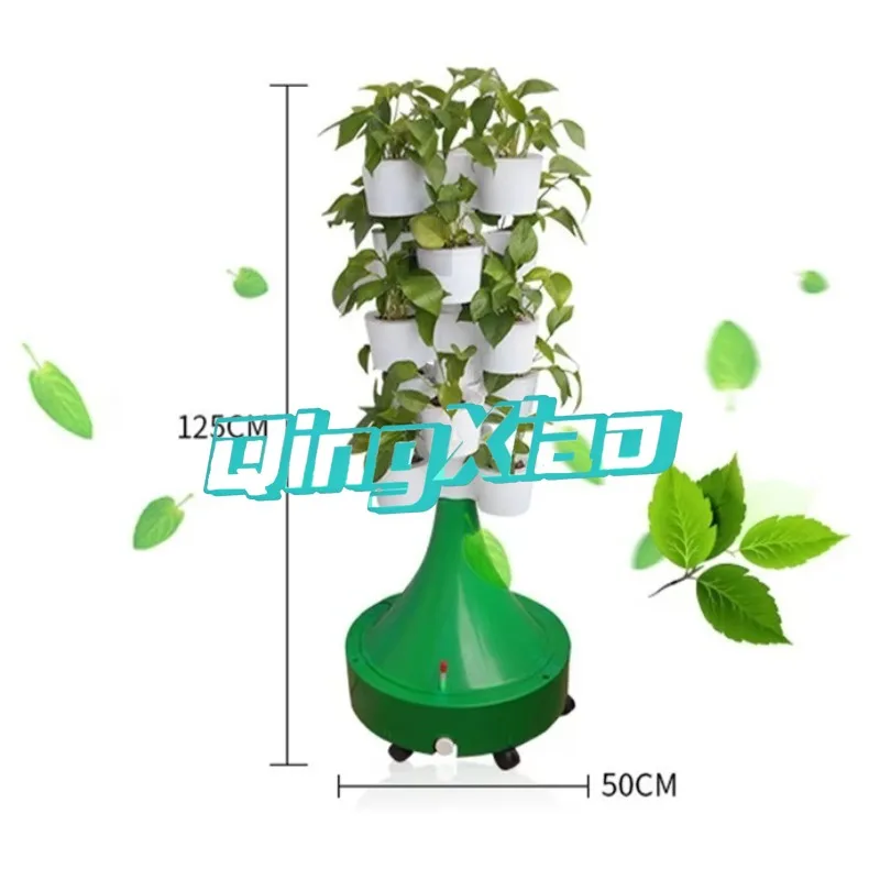 Spiral Aquaponic Soilless Cultivation Hydroponic Planter For Indoor Outdoor Balcony Household Fresh Flower Vegetable Planting