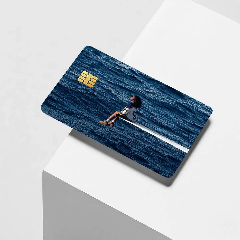 American singer S-Sza Credit Card Decorative Card Stickers Suitable For Bank Cards Metro Transit Anti-scratch Gift 4PCS