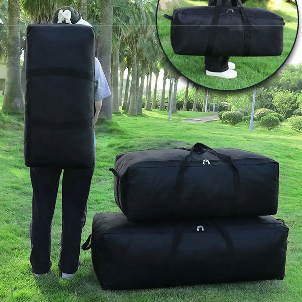Borsa da viaggio di grande capacità 55L/100L/150L Manici rinforzati Borsa da trekking pieghevole in tessuto Oxford impermeabile