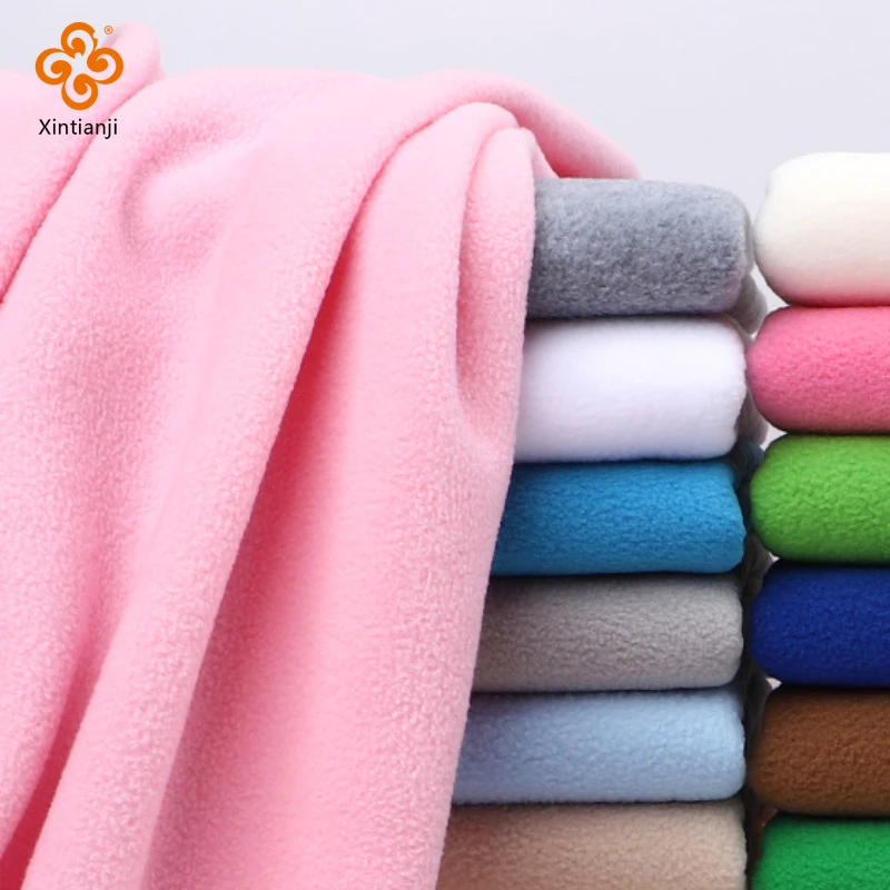 50X150cm Double Sided Fleece Fabric Plush Doll Skin Cloth Coat Clothing Lining Winter Warming Fabric