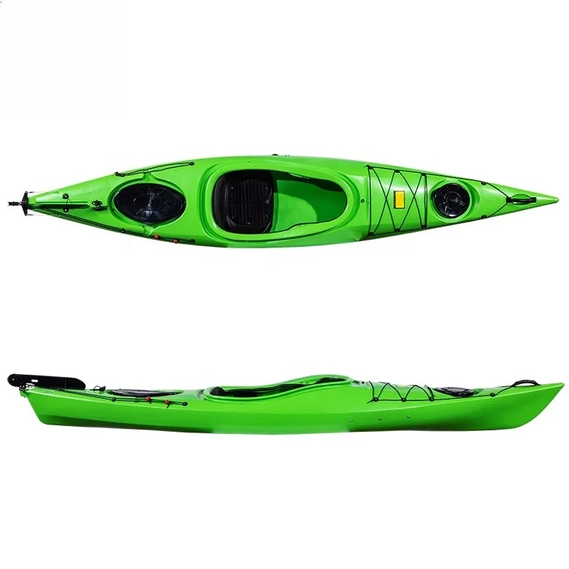 2024 Popular 3.6m Sit In Kayak  Plastic Kayak Boat One Person One Seating Kayak With Accessory