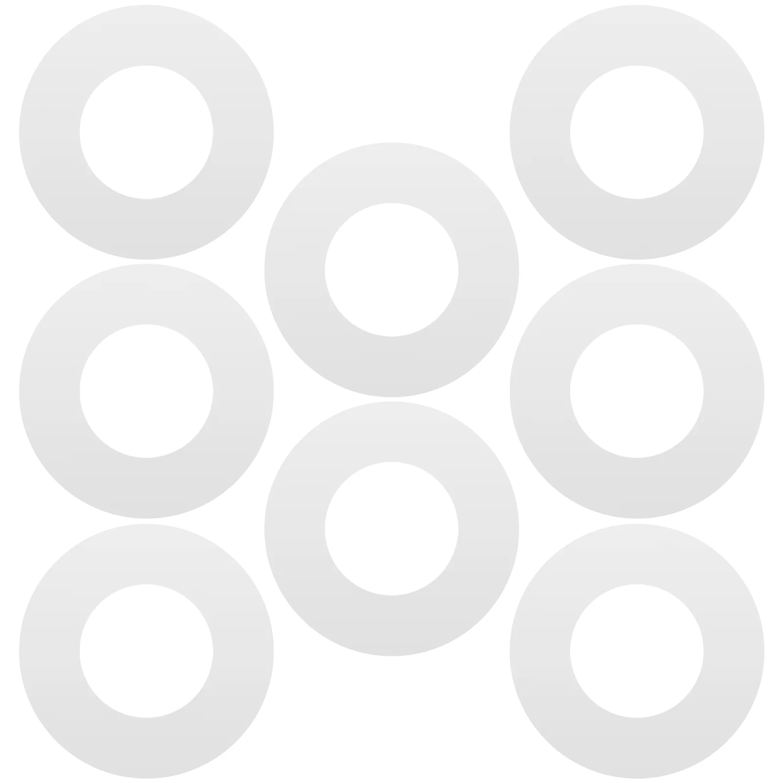 2000 Pcs Book Reinforcement Label Labels Binder Ring Sticker Pore Protector Copper Plate Stickers Hole Note Paper