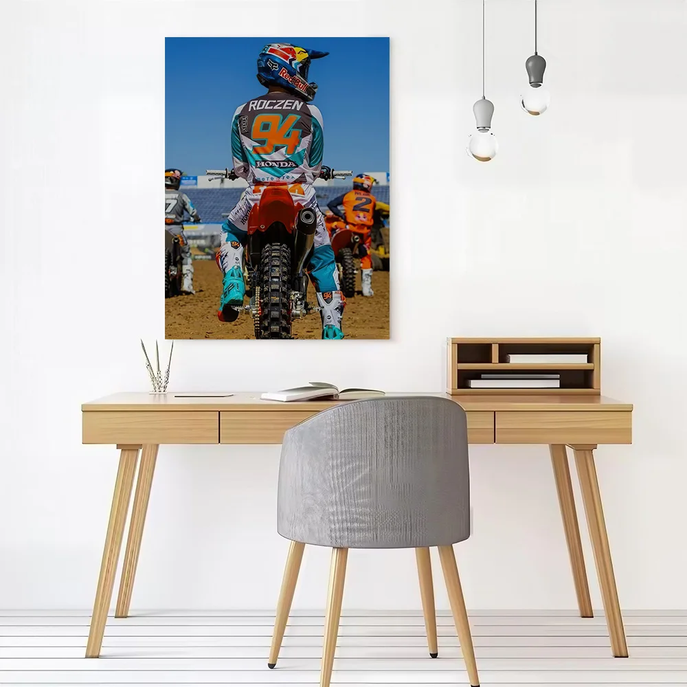 Motocross Racer Ken Roczen #94 Poster Canvas Wall Art Personalized Print Modern Painting Perfect Gift for Decor Room Wand Deko