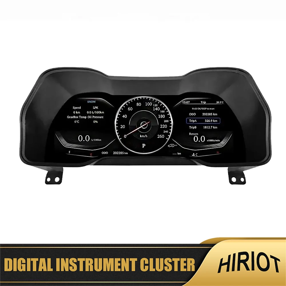 

12.3''Digital Instrument Gauge Cluster For Toyota 4Runner 2014-2020 Car Dashboard Virtual Cockpit LCD Panel Speedometer Odometer