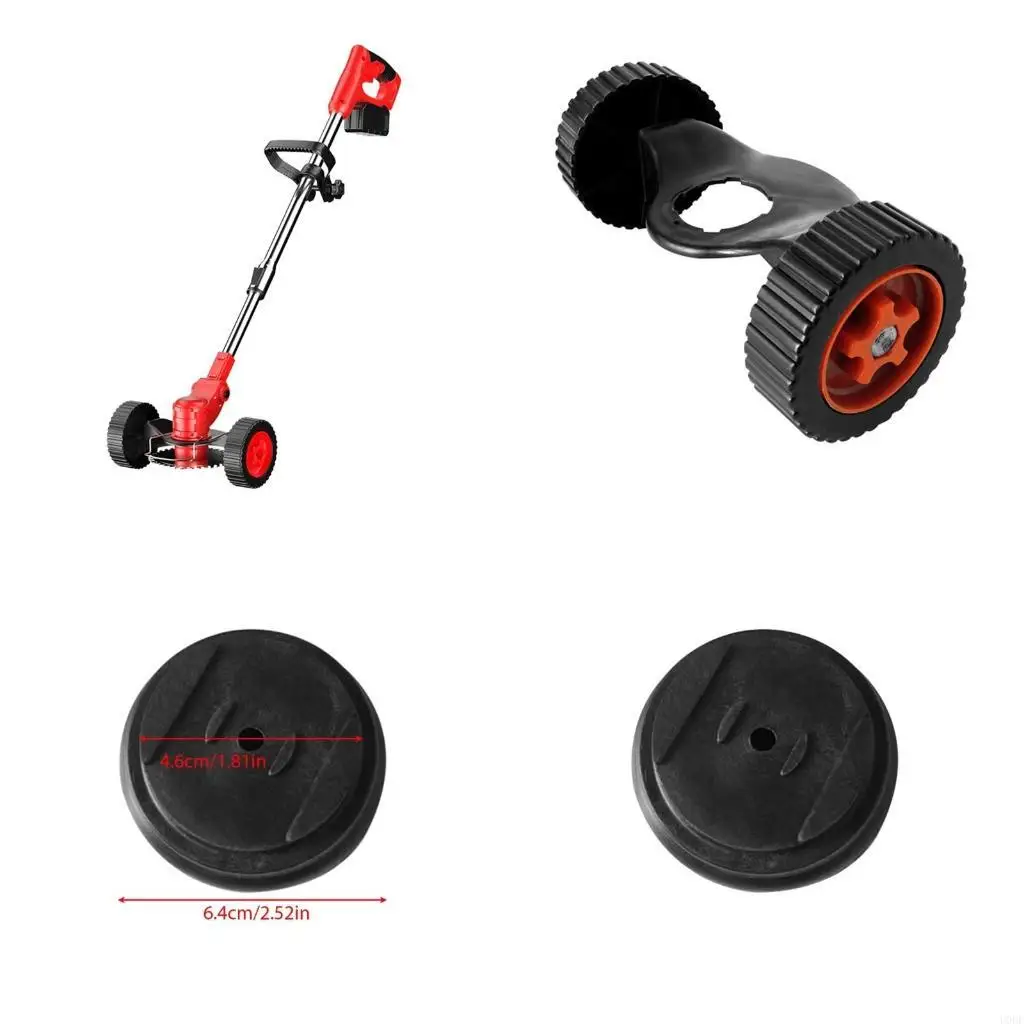 

Многофункциональные колеса триммера для травы. Замена колес аккумуляторной газонокосилки 6/8 дюйма.