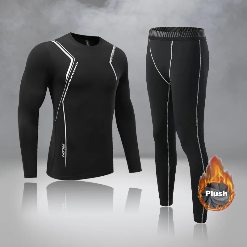 Thermal Underwear Men And Kids Set Compression Long Johns Keep Warm Boys Winter Inner Wear Clothes For Tracksuit