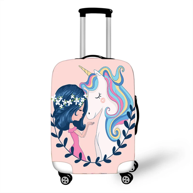 Unicorn Elastic Luggage Protective Cover Case for Suitcase Protective Cover  Xl Trolley Case Trunk 18-32 Inch Travel Accessories